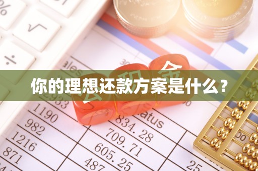 戚墅堰你的理想还款方案是什么？